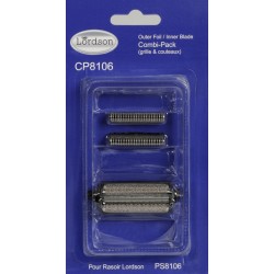 photo de Lordson CP8106 CombiPack, grille et couteau pour rasoir électrique PS8106 Lordson