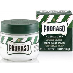 photo de Crème avant-rasage PRORASO Vert, Eucalyptus et Menthe, 100ml