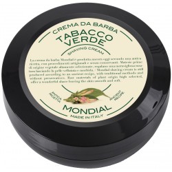 Savon à Raser tabac vert, savon a barbe tabacco verde, savon de rasage MONDIAL SHAVING TP-75-T