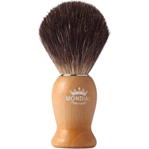 Blaireau de rasage, blaireau rasage, blaireau barbe pur poil noir 3472-IV MONDIAL 1908