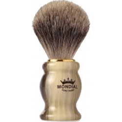 Blaireau de rasage, blaireau rasage, blaireau barbe blaireau TUDOR Best Badger pur poil gris 602-STK-M MONDIAL 1908