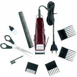 photo de MOSER 1400 Tondeuse cheveux avec 4 sabots de 4,5 à 15mm et accessoires