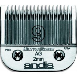 photo de Lame 2 mm N°9 ANDIS, tête de coupe TC64120 pour tondeuse PRO AGC/AGR/BGC/MBG/SMC