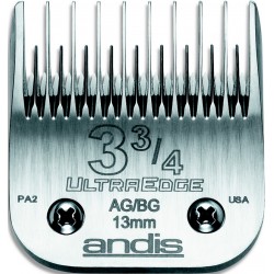 photo de Lame 13 mm N°3-3/4 dents espacées ANDIS, tête de coupe TC64133 pour tondeuse PRO AGC/AGR/BGC/MBG/SMC