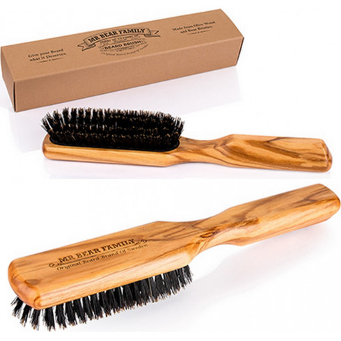 Brosse à barbe en bois