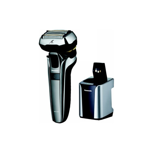 PANASONIC ES-LV9Q-S803 Rasoir électrique rechargeable Wet & Dry 5 lames moteur linéaire + bloc nettoyant PANASONIC ES-LV9Q-S803 Rasoir électrique rechargeable Wet & Dry 5 lames moteur linéaire + bloc nettoyant