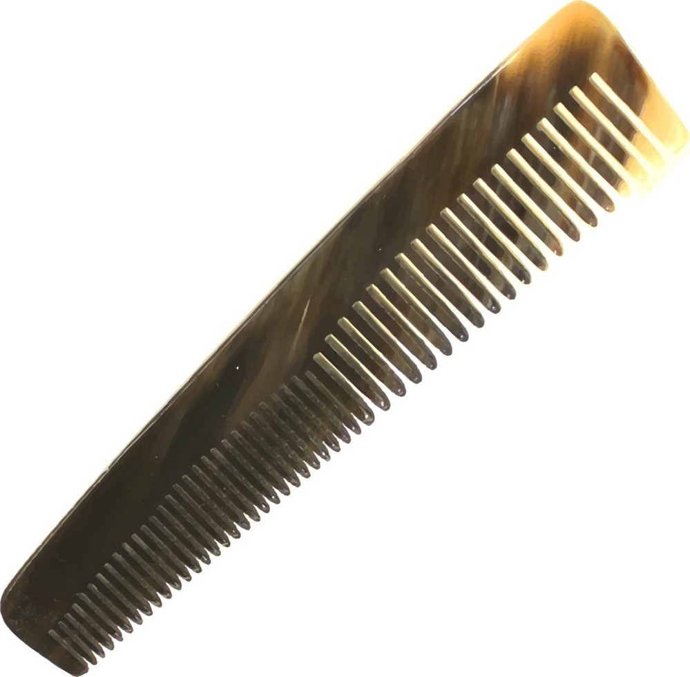 Peigne à barbe, peigne en corne véritable 15 cm LORDSON - Le comptoir du  Barbier