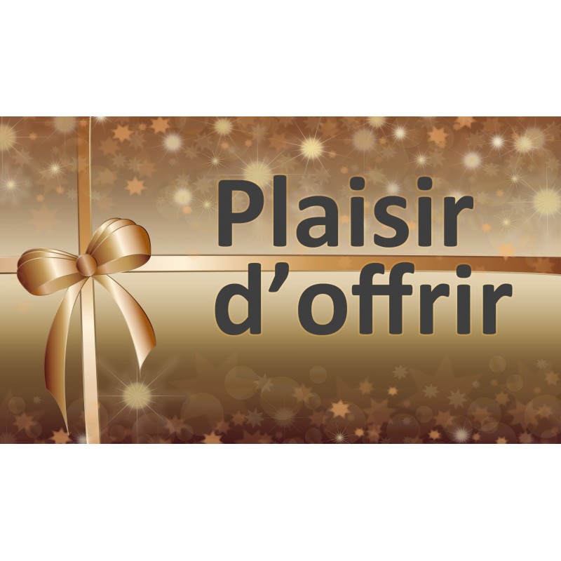 Achat en ligne Carte cadeau personnalisable