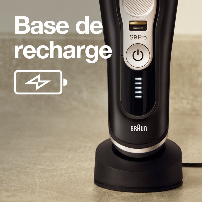 Rasoir pour homme avec étui de recharge, Braun Series 9 Pro 9477cc —  Boutique de la balayeuse