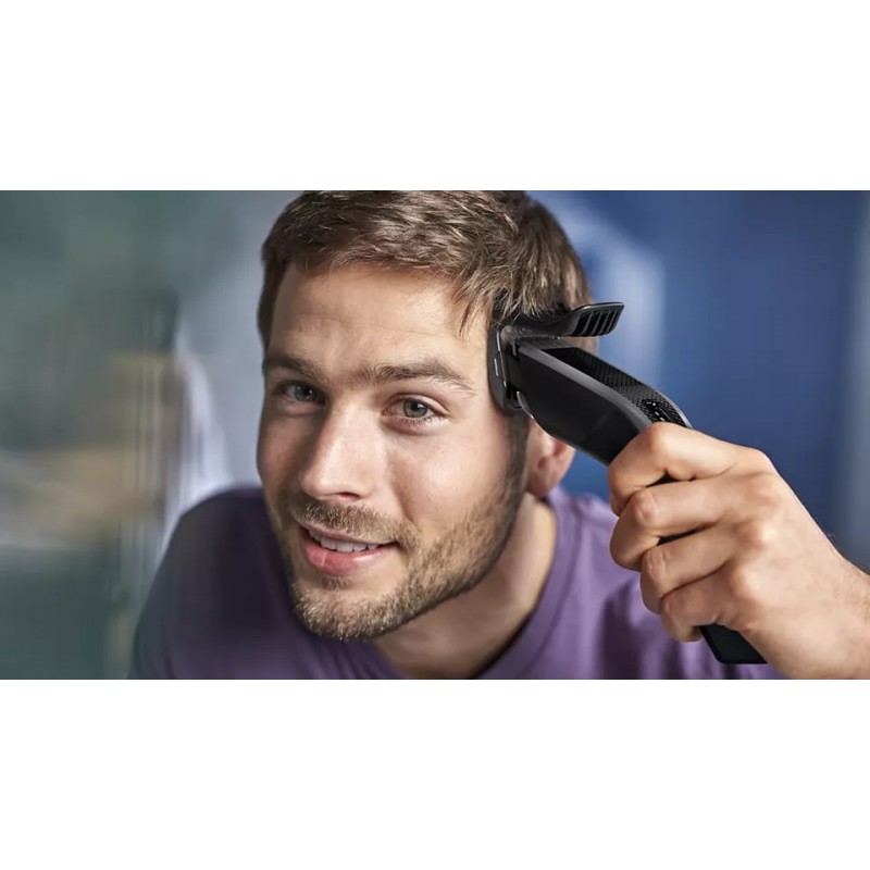 Tondeuse PHILIPS HC3525/15 cheveux & barbe rechargeable, 12 hauteurs de  coupe de 1 à 23 mm - Le comptoir du Barbier