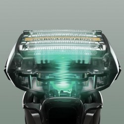 Rasoir électrique ES-LV9U PANASONIC, rechargeable, moteur linéaire, 5 lames, noir, Wet & Dry + station de nettoyage