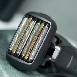 Rasoir électrique PANASONIC  ES-LS6A, rechargeable, 6 lames, Wet & Dry, tête multiflex, noir, puissant moteur linéaire