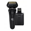 Rasoir électrique PANASONIC  ES-LS9A, rechargeable, 6 lames, noir, puissant moteur linéaire, Wet & Dry + station de nettoyage