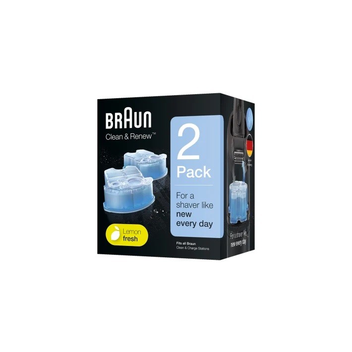 Achat en ligne Braun CCR2 Clean & Renew pack de 2 cartouches liquid
