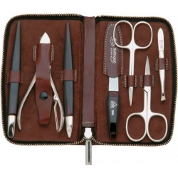 Trousse manucure 7 pièces, set manucure, trousse de manucure Houston ERBE 9474