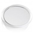 Miroir grossissant, X5, ventouse, miroir maquillage, de rasage, acrylique, diamètre 12.5 cm