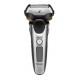 Rasoir électrique Panasonic Es-LV69, rechargeable, gris, Wet &Dry, 5 lames, moteur linéaire, détecteur densité de barbe