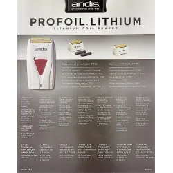 Rasoir électrique à tête ultra-large rechargeable & secteur ANDIS, moteur rotatif, batterie lithium TS-1