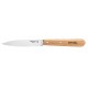 Boite de 2 couteaux d'office inox n°112 manche hetre acier inoxydable opinel