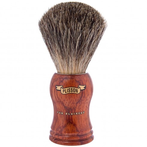 Blaireau plisson, blaireau de rasage, blaireau barbe, pur poil noir P955530.PR Blaireau plisson, blaireau de rasage, blaireau barbe, pur poil noir P955530.PR