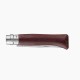 Couteau Opinel Padouk Taille 8 tradition luxe