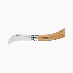 Serpette-Greffoir N°08 OPINEL manche hêtre naturel lame inox courbe 8cm