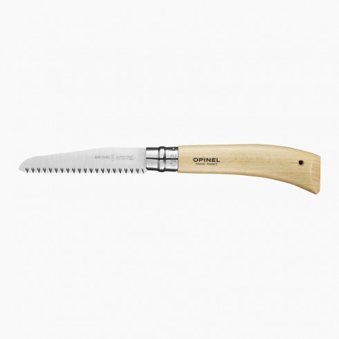 Scie N°12 OPINEL manche hêtre naturel lame acier carbone 12cm