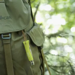 Couteau OPINEL Baroudeur N°7 lien cuir, Anis