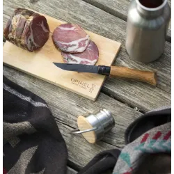 Couteau OPINEL Chêne BLACK N°8 à lame noire 8.5cm dans son plumier