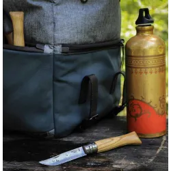 Couteau OPINEL Tradition Luxe N°8 manche en Olivier, lame 8.5cm inoxydable