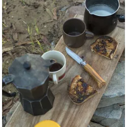 Couteau OPINEL Tradition Luxe N°8 manche en Olivier, lame 8.5cm inoxydable