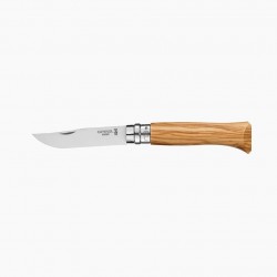 Couteau OPINEL Tradition Luxe N°8 manche en Olivier, lame 8.5cm inoxydable
