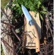 Couteau OPINEL de Jardin N°8 manche hêtre naturel, lame inoxydable