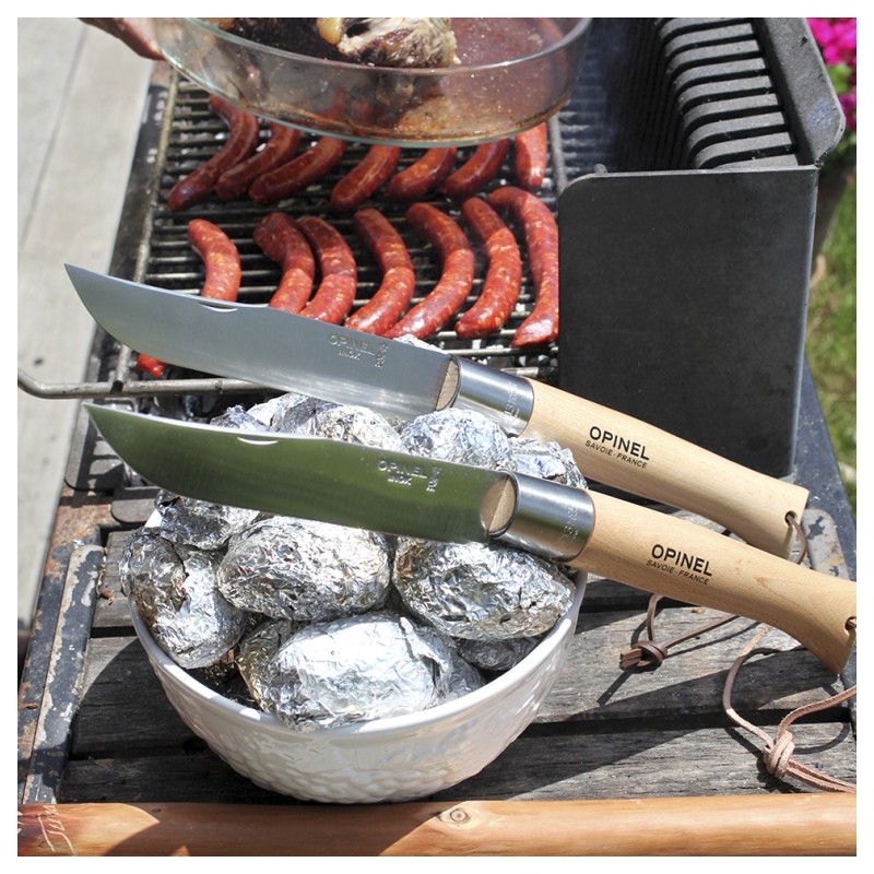 Couteau Opinel Géant de Taille 13, à lame de 22 cm, tradition inox - Le  comptoir du Barbier