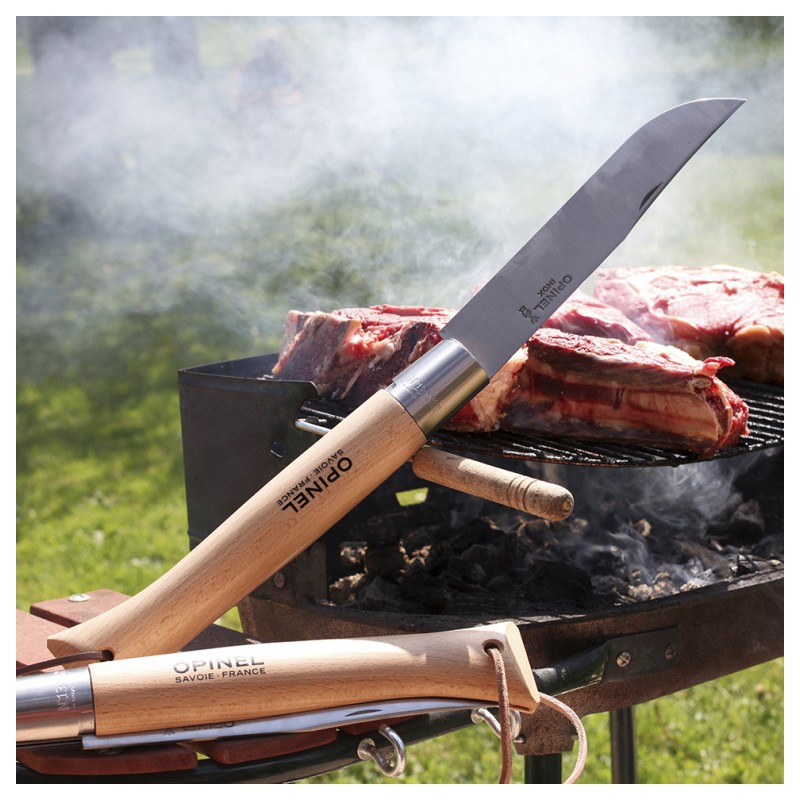 Couteau Opinel Géant de Taille 13, à lame de 22 cm, tradition inox - Le  comptoir du Barbier