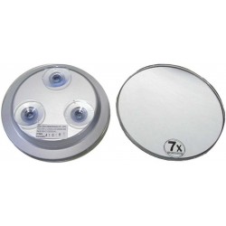 Miroir grossissant, X7, ventouse, miroir maquillage, de rasage, diamètre 15cm