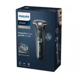 Rasoir électrique Philips Séries 5000 S5884/3, Flex 360°, tondeuse rétractable, socle de charge + accessoire tondeuse barbe