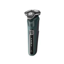 Rasoir électrique Philips Séries 5000 S5884/3, Flex 360°, tondeuse rétractable, socle de charge + accessoire tondeuse barbe