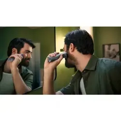 Tondeuse multifonction PHILIPS MG5940/15, multigroom rechargeable 12 en 1 barbe, nez-oreilles, cheveux et corps