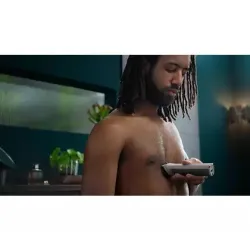 Tondeuse multifonction PHILIPS MG5940/15, multigroom rechargeable 12 en 1 barbe, nez-oreilles, cheveux et corps