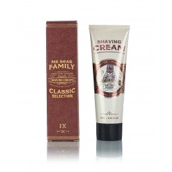 Crème à raser "Golden Ember" MR BEAR FAMILY pour une utilisation avec ou sans blaireau 75ml