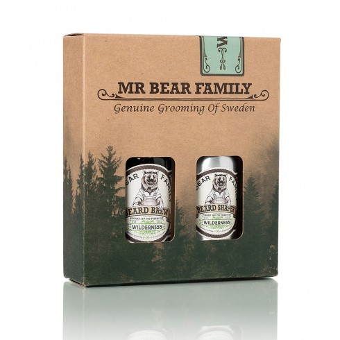 Coffret baume et huile à barbe wilderness 50ml MR BEAR FAMILY
