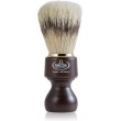 Blaireau de rasage Omega, soie naturelle, manche bois d'ovangkol
