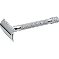 Rasoir de Sécurité Merkur 25001, rasoir de sureté à peigne ouvert et ouverture totale, acier de Solingen