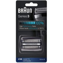 tete de rasoir braun, combipack, grille de rasoir et couteau pour rasoir électrique Séries 3 (S300/301/310) 21B