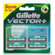 Lames Gillette Vector Plus, boite de 4.