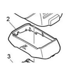 Support de grille noir mat pour rasoir électrique Panasoinc ES-LV6U/ ES-LV9U 