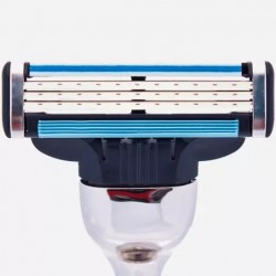 rasoir mach 3, rasoir gillette mach 3, rasoir homme gillette PLISSON P954003.MC et laiton chromé