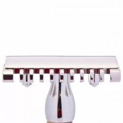 Rasoir de Sécurité JORIS J1922.TF, rasoir de sureté palladium, rasoir dentelé à peigne ouvert J1922.TF