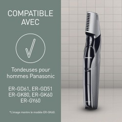 tête de coupe, Lame de tondeuse panasonic, lame de tondeuse barbe GD61, GD60, GD50, tondeuse body GK60 WER9500Y